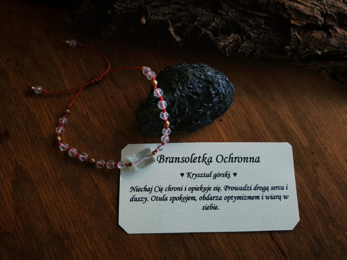Bransoletka ochronna z Kryształem górskim - obrazek 10