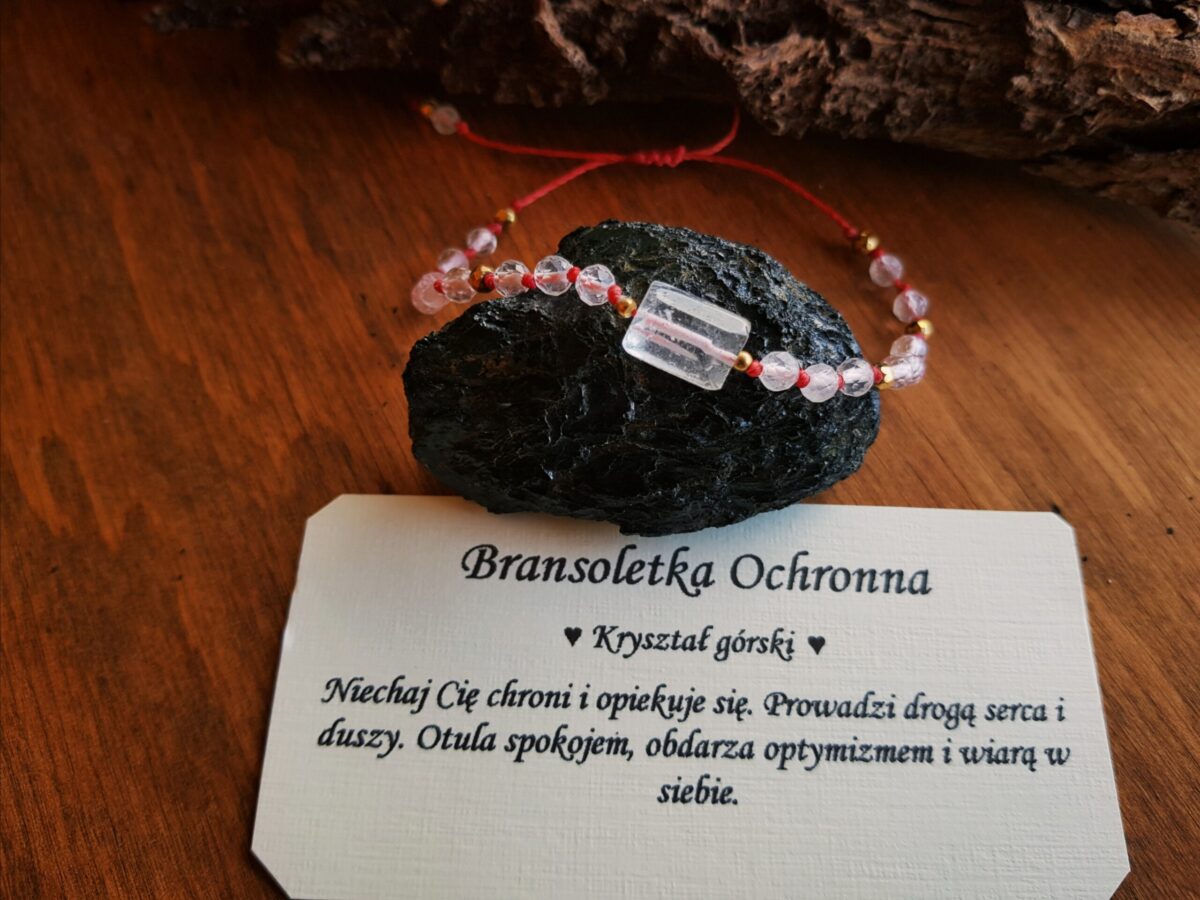 Bransoletka ochronna z Kryształem górskim - obrazek 8