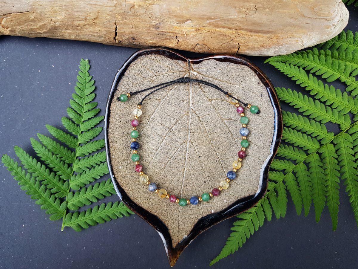 Bransoletka „Wewnętrzne Światło” – Szafir, Awenturyn, Rubin, Cytryn - obrazek 4