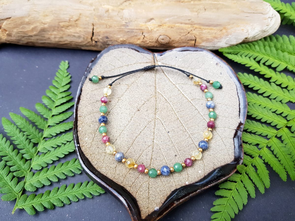 Bransoletka „Wewnętrzne Światło” – Szafir, Awenturyn, Rubin, Cytryn - obrazek 5