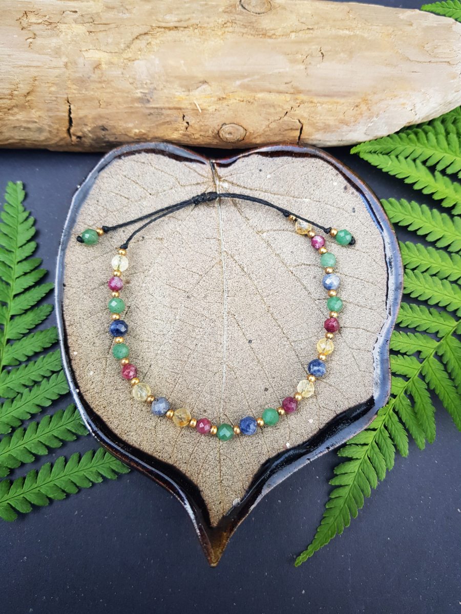 Bransoletka „Wewnętrzne Światło” – Szafir, Awenturyn, Rubin, Cytryn - obrazek 2